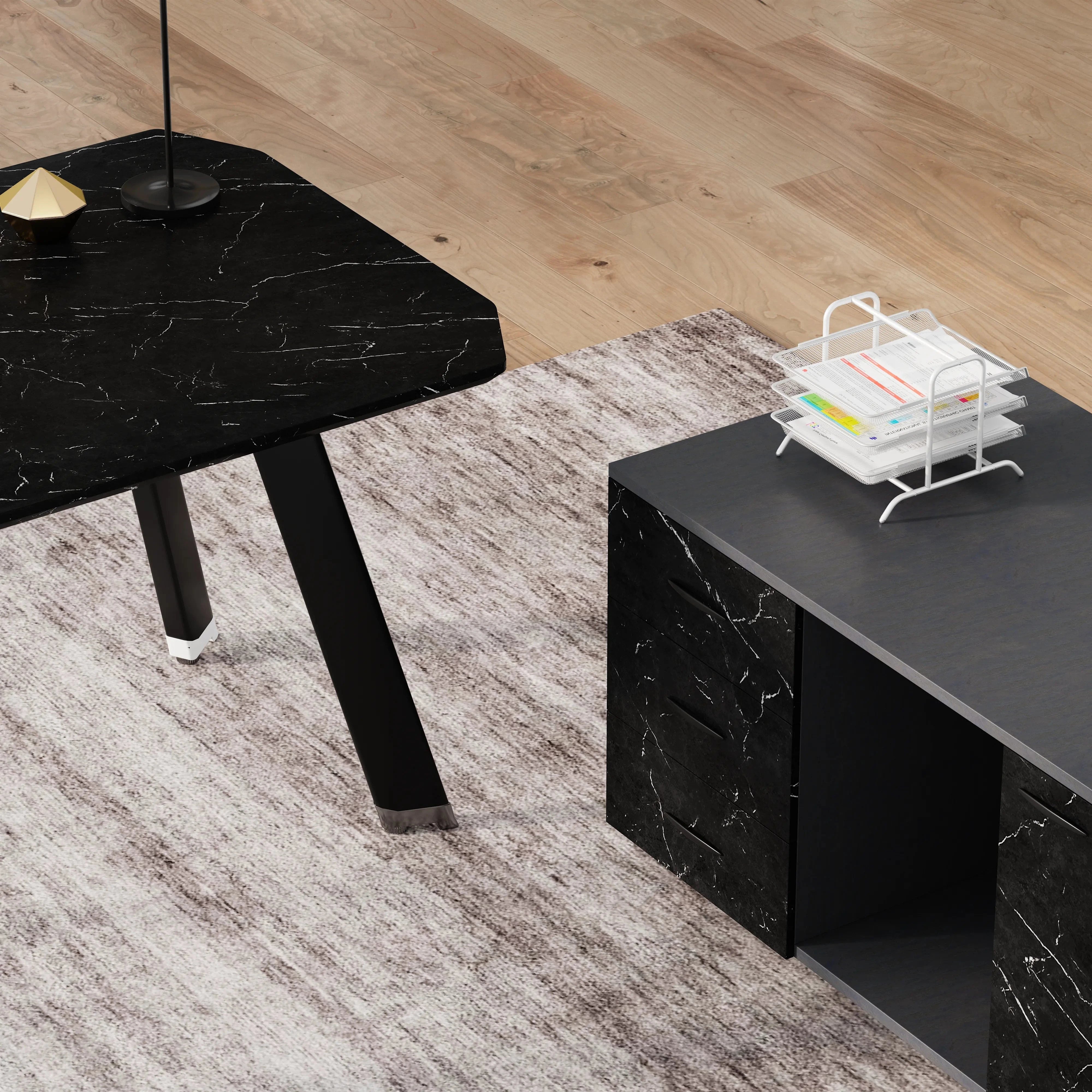 Bentley · Executive Desk w/ Mobile Storage