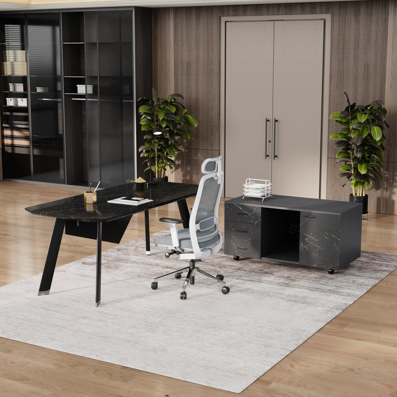 Bentley · Executive Desk w/ Mobile Storage