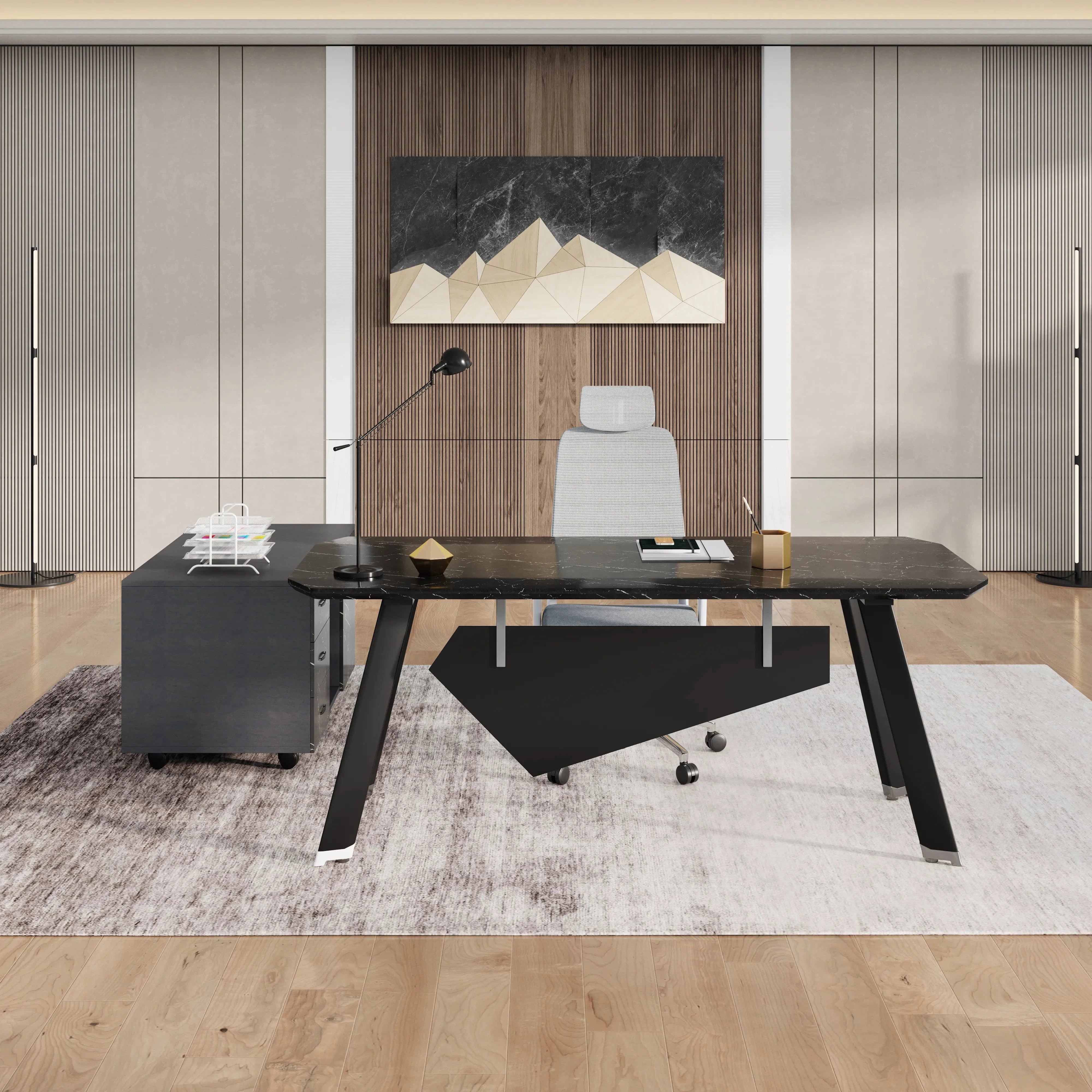 Bentley · Executive Desk w/ Mobile Storage