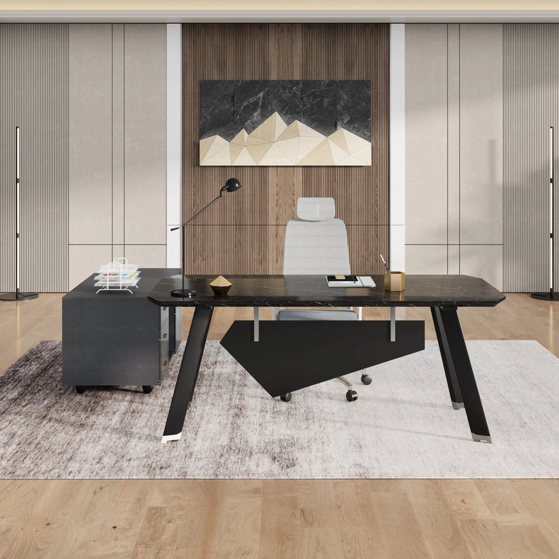 Bentley · Executive Desk w/ Mobile Storage