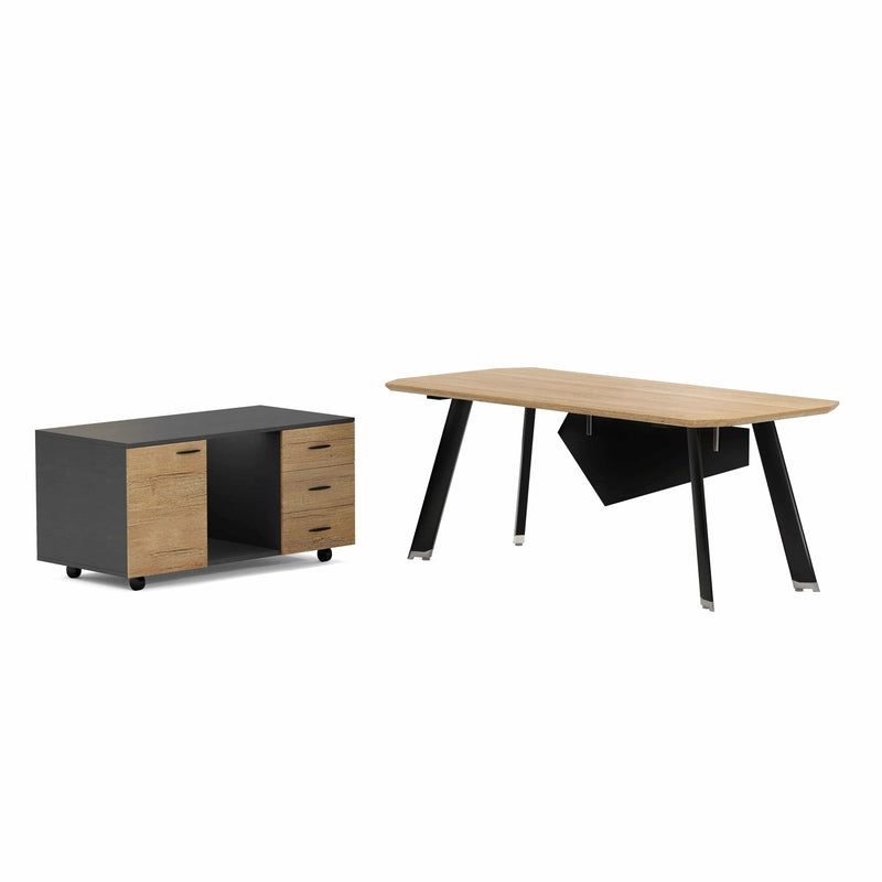 Bentley · Executive Desk w/ Mobile Storage
