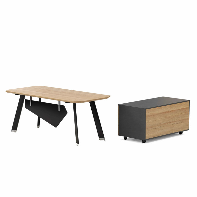 Bentley · Executive Desk w/ Mobile Storage