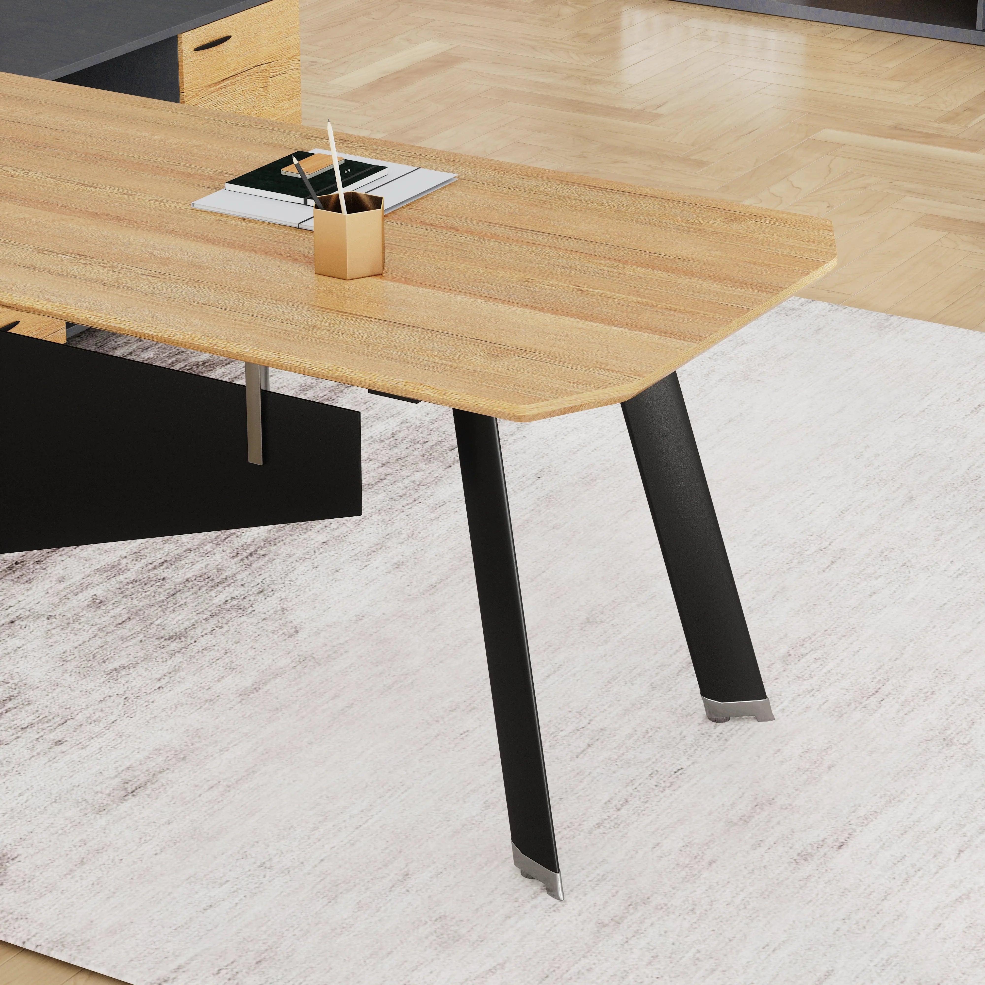 Bentley · Executive Desk w/ Mobile Storage