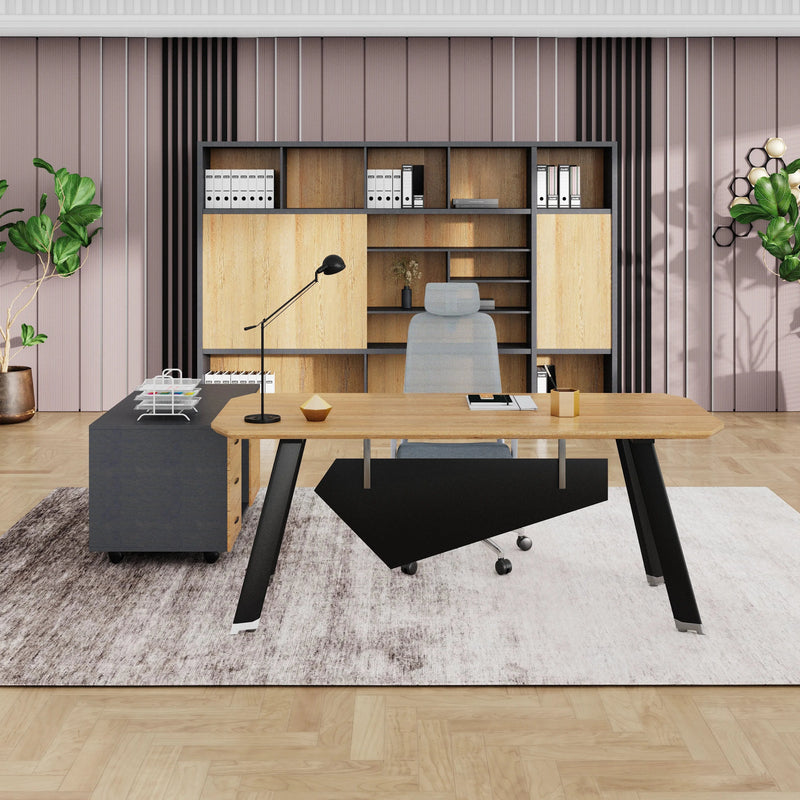 Bentley · Executive Desk w/ Mobile Storage