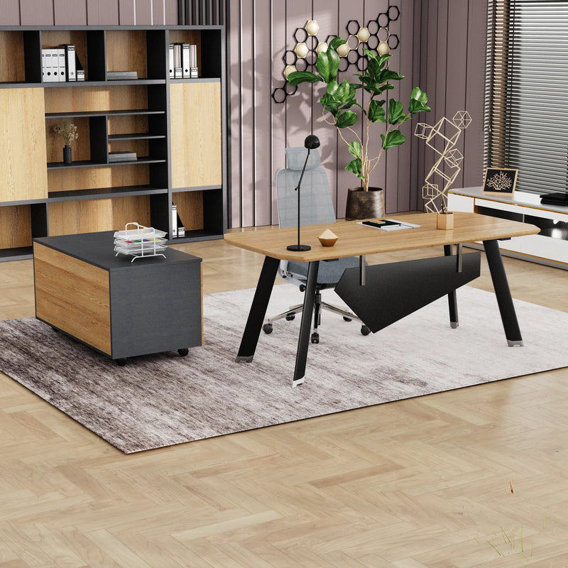 Bentley · Executive Desk w/ Mobile Storage