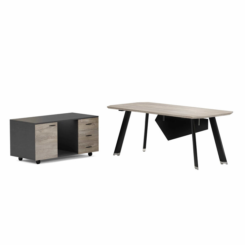 Bentley · Executive Desk w/ Mobile Storage