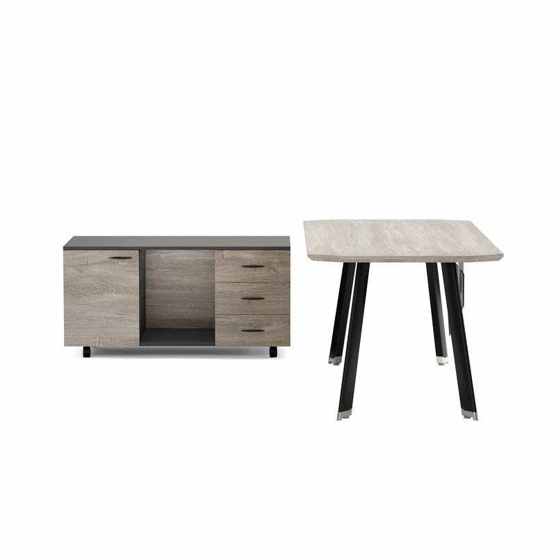 Bentley · Executive Desk w/ Mobile Storage