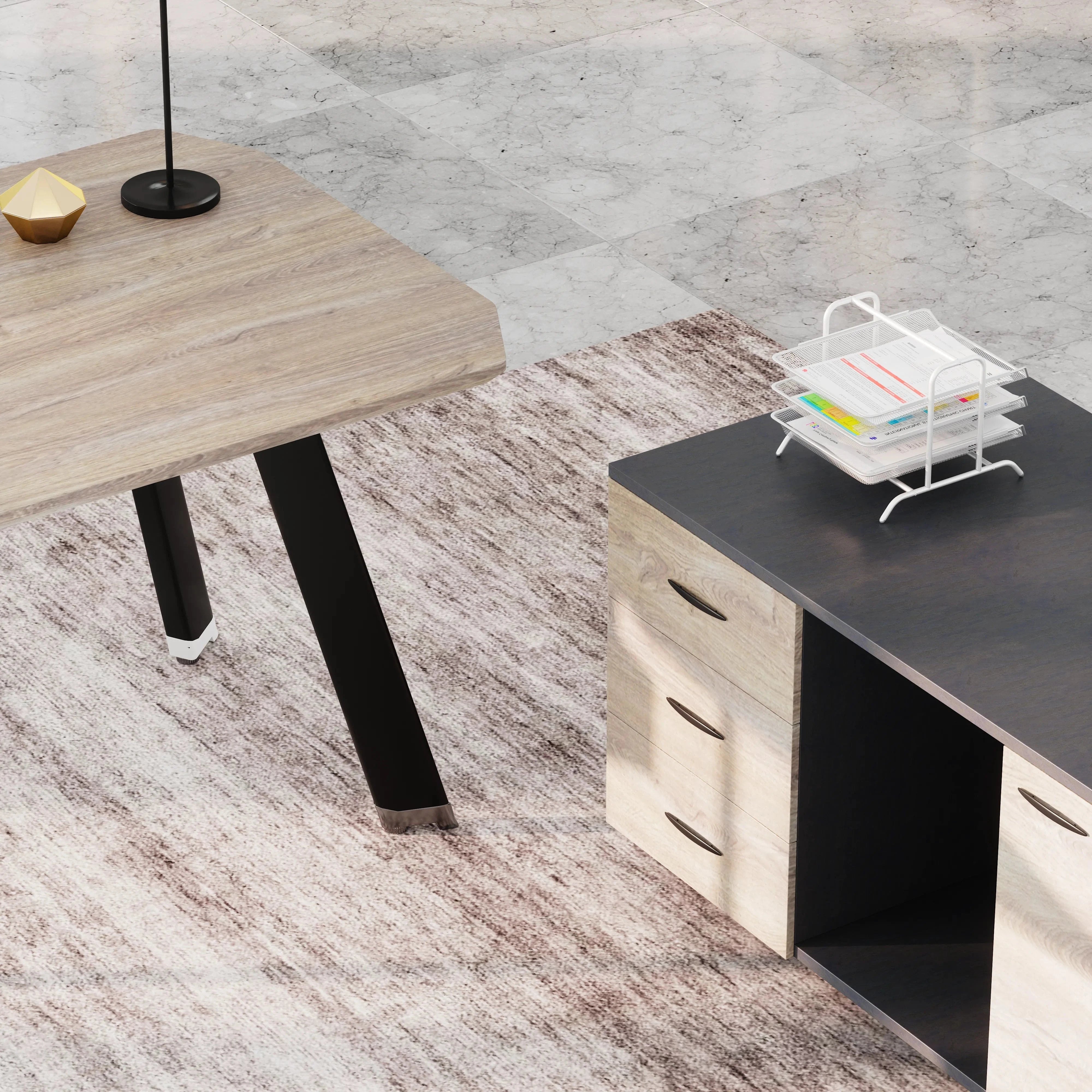 Bentley · Executive Desk w/ Mobile Storage