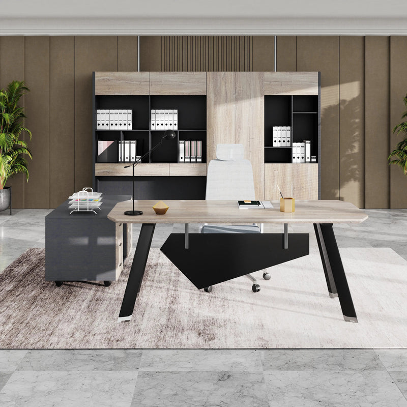 Bentley · Executive Desk w/ Mobile Storage