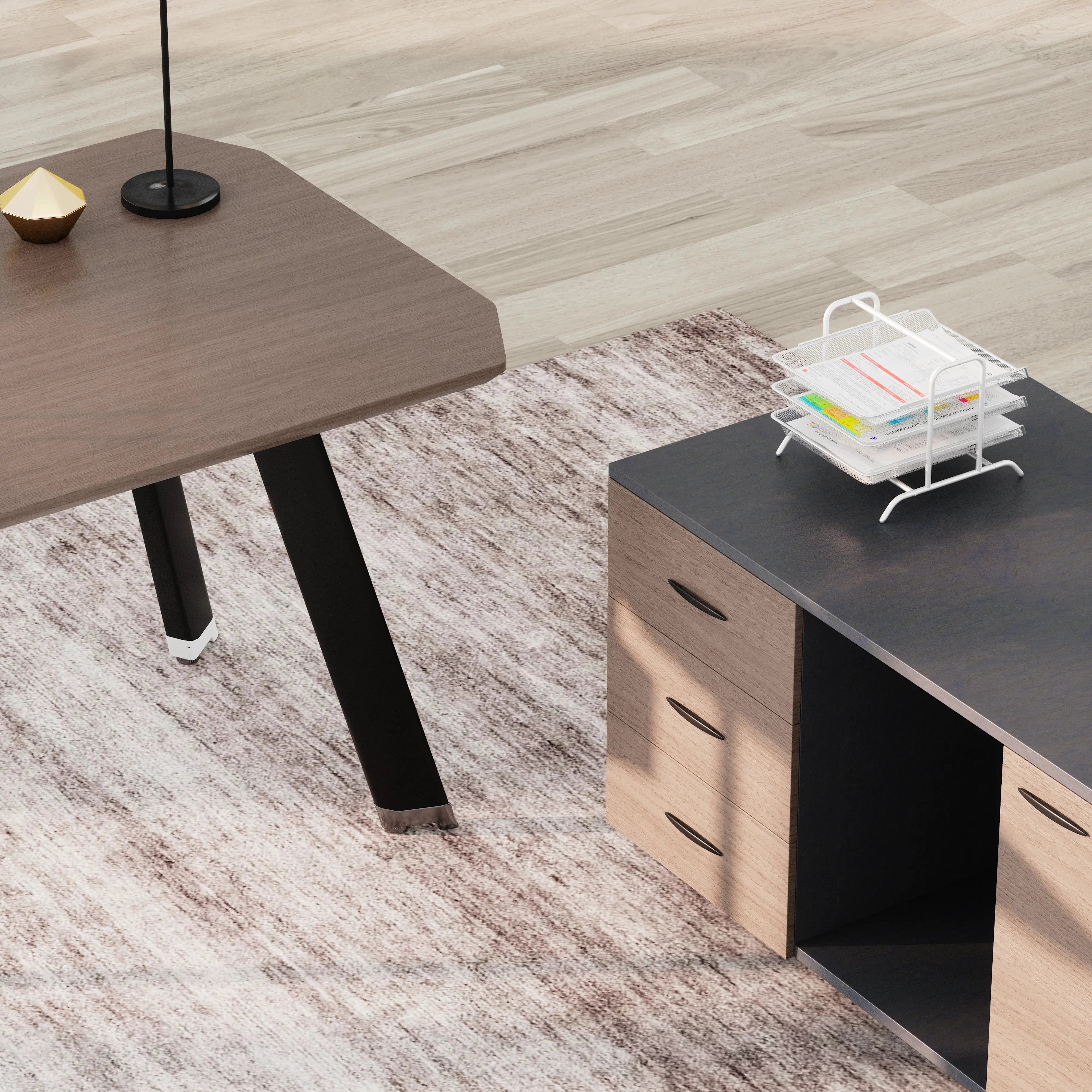 Bentley · Executive Desk w/ Mobile Storage