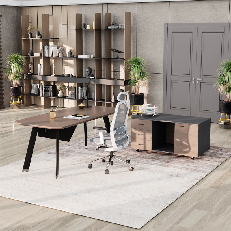 Bentley · Executive Desk w/ Mobile Storage