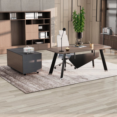 Bentley ยท Executive Desk w/ Mobile Storage