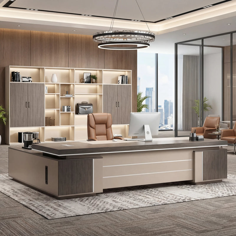 August Β· Modern Executive L-Shaped Desk