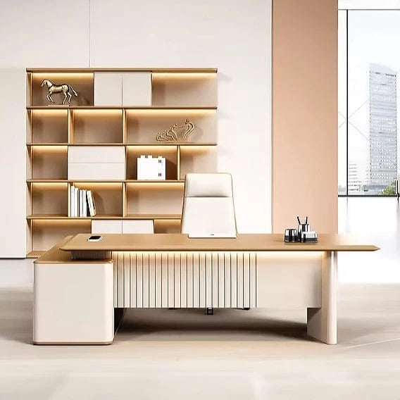 Brandon ยท Modern L-Shaped Executive Desk