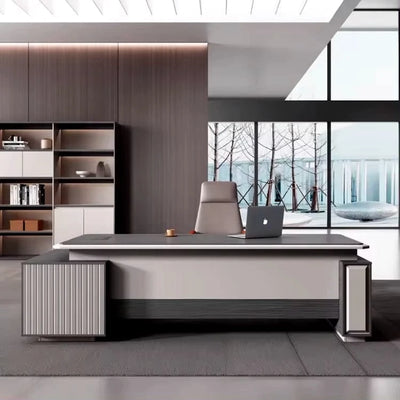 Brian ยท Modern L-Shaped Executive Desk