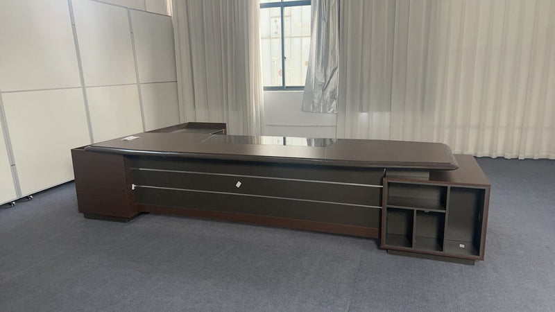 Burndy · Modern L-Shaped Executive Desk