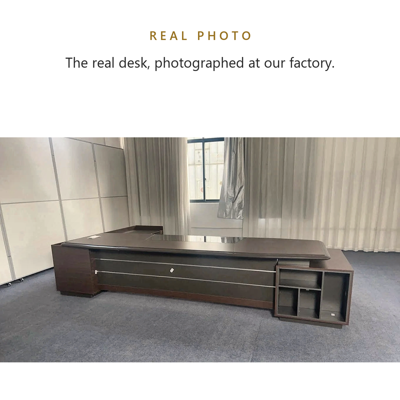 Real photo of the Atlas desk at our factory