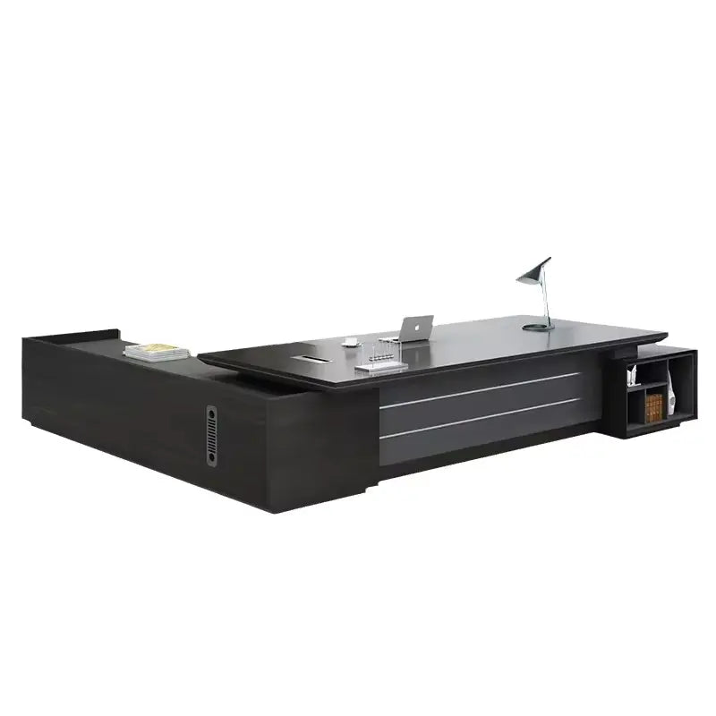 Burndy · Modern L-Shaped Executive Desk