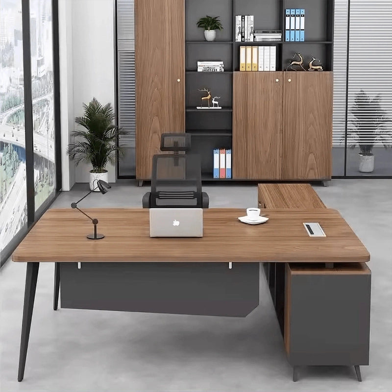 Caelum · Modern L-Shaped Executive Desk