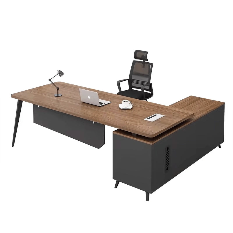 Caelum · Modern L-Shaped Executive Desk