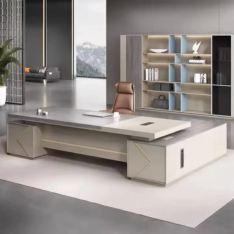 Calista · Modern L-Shaped Executive Desk