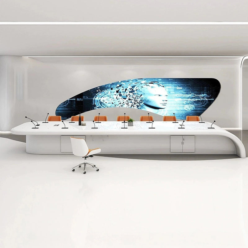 Calix · Conference Room Table, White