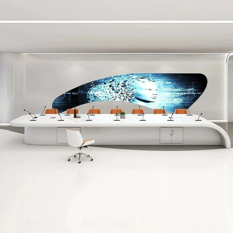 Calix · White Conference Room Table