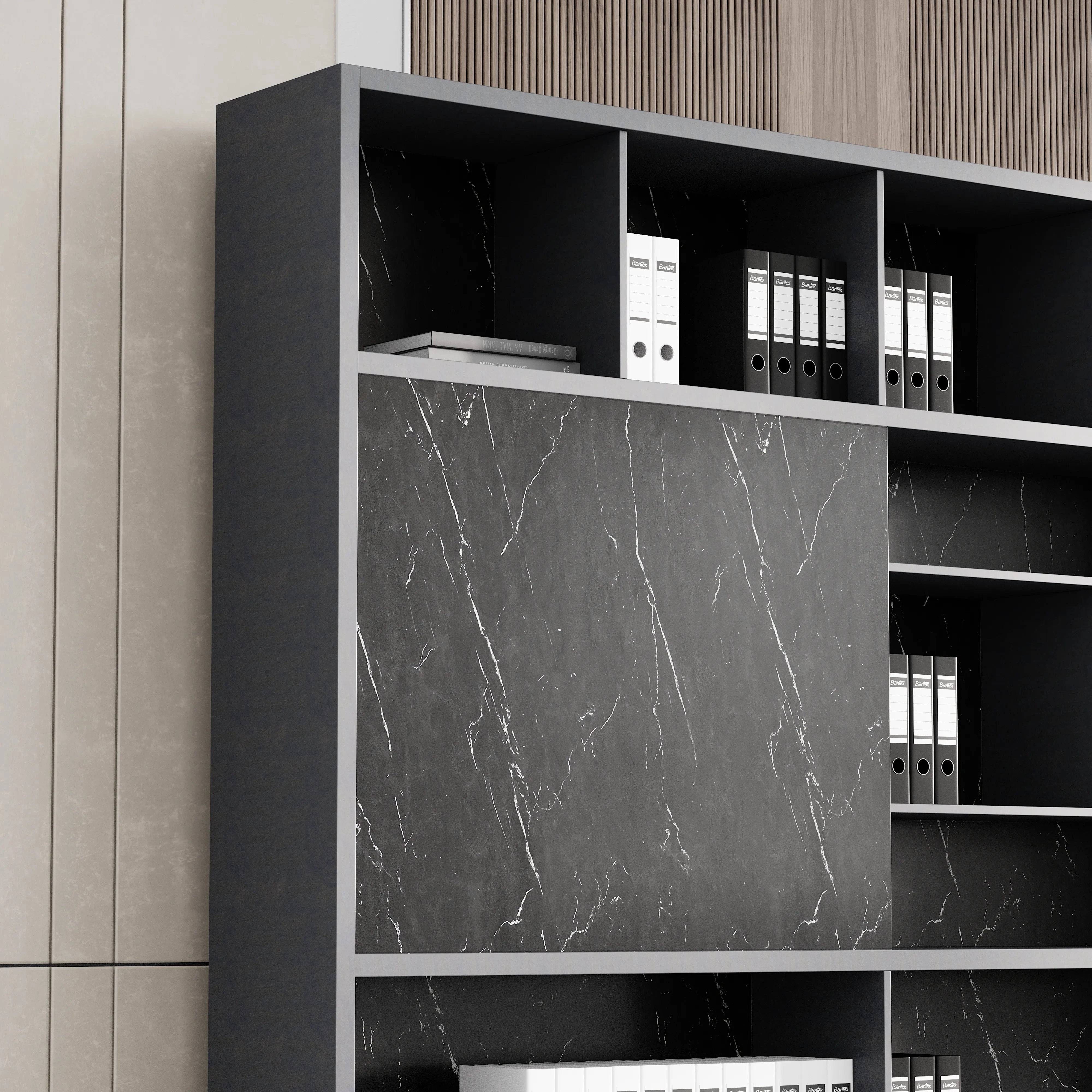 Calvin · 118″W Office Shelves & Storage