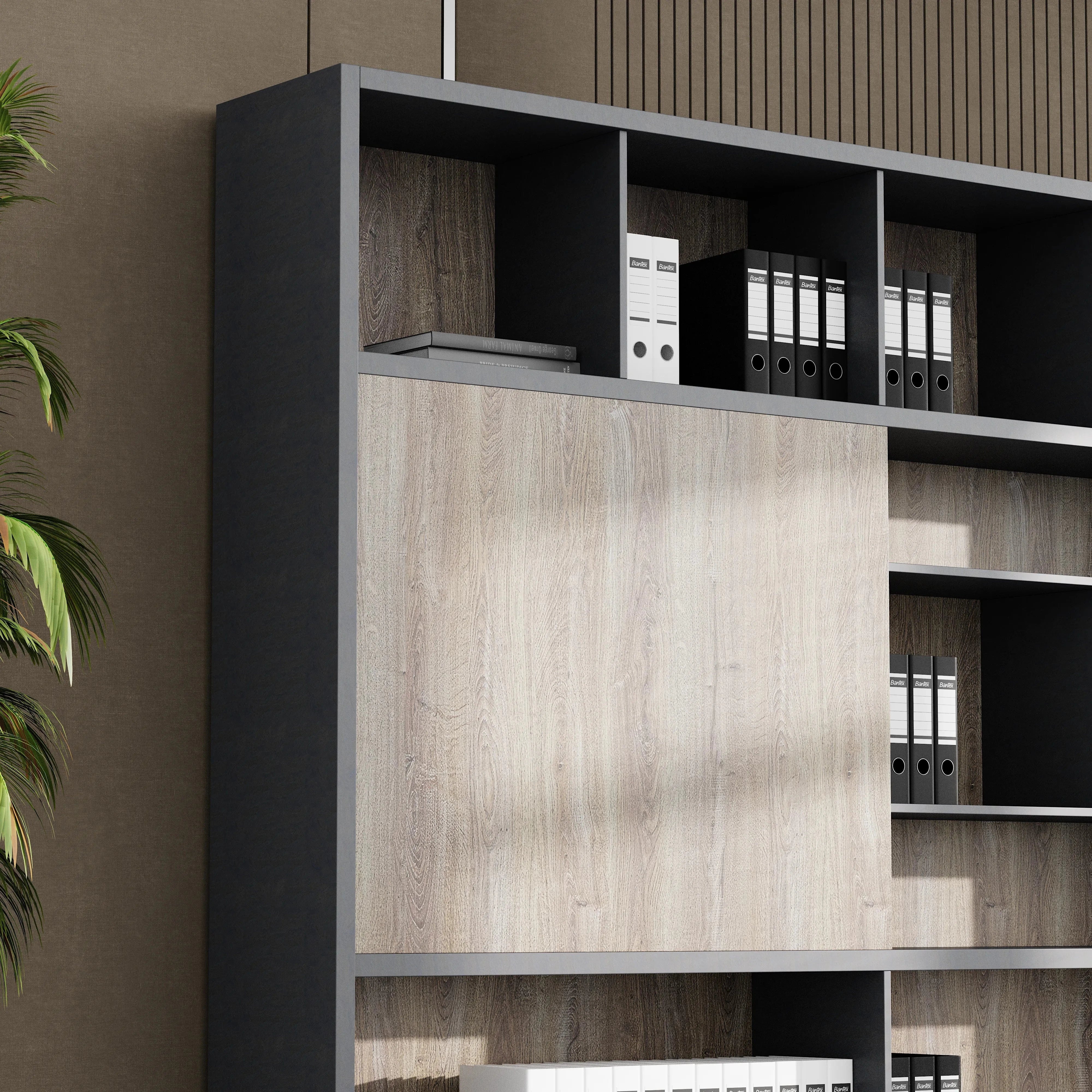 Calvin · 118″W Office Shelves & Storage