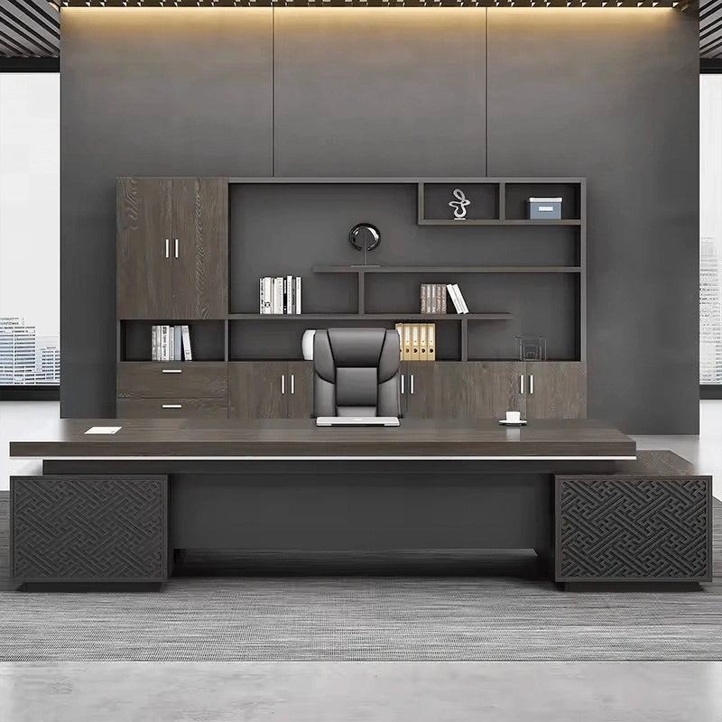 Caspian ยท Modern L-Shaped Executive Desk