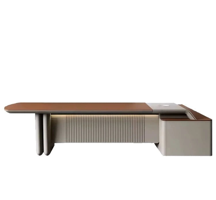 Cassiel · Modern L-Shaped Executive Desk