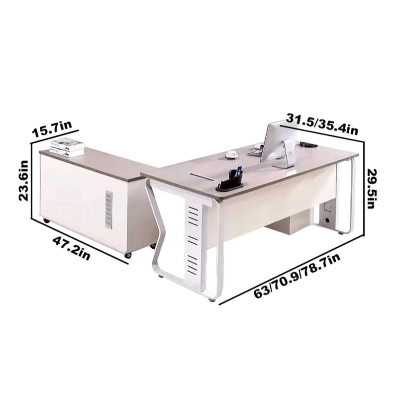 Catalina ยท Executive Desk w/ Mobile Storage