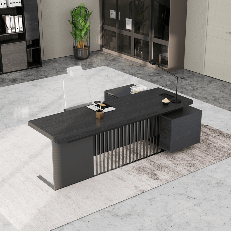 Cecilia ยท Modern L-Shaped Executive Desk