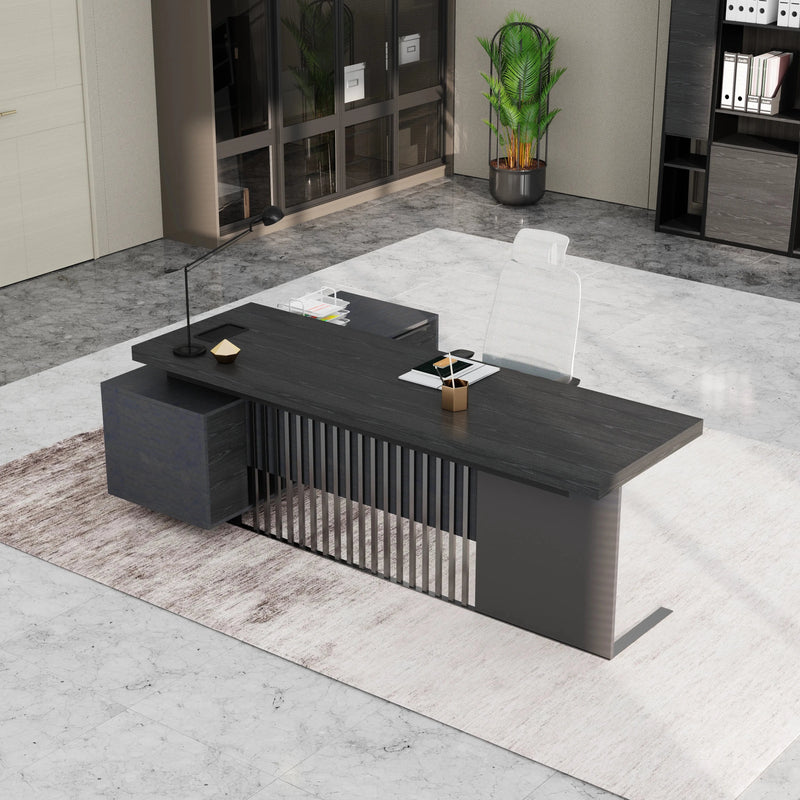 Cecilia ยท Modern L-Shaped Executive Desk