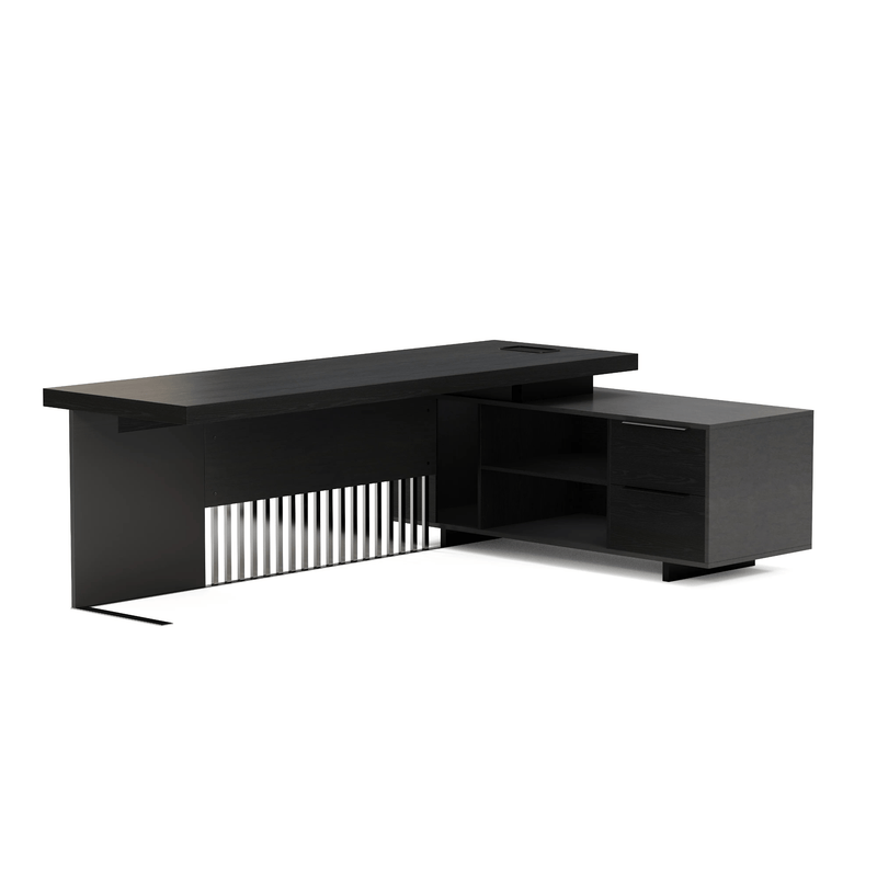 Cecilia ยท Modern L-Shaped Executive Desk