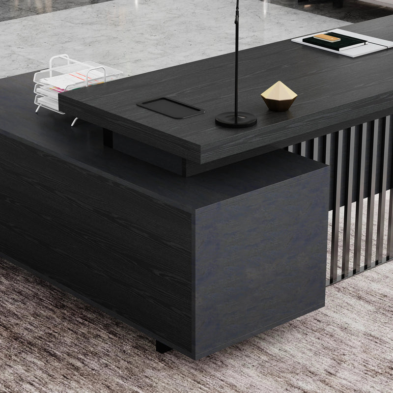Cecilia ยท Modern L-Shaped Executive Desk