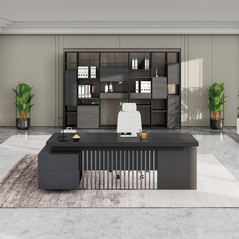 Cecilia ยท Modern L-Shaped Executive Desk