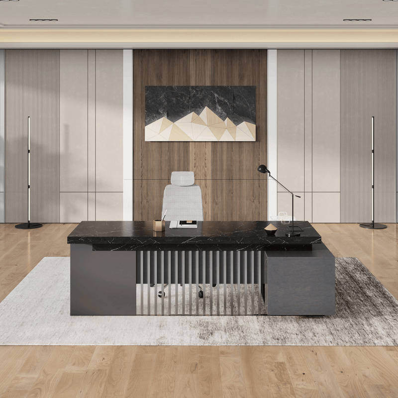 Cecilia ยท Modern L-Shaped Executive Desk
