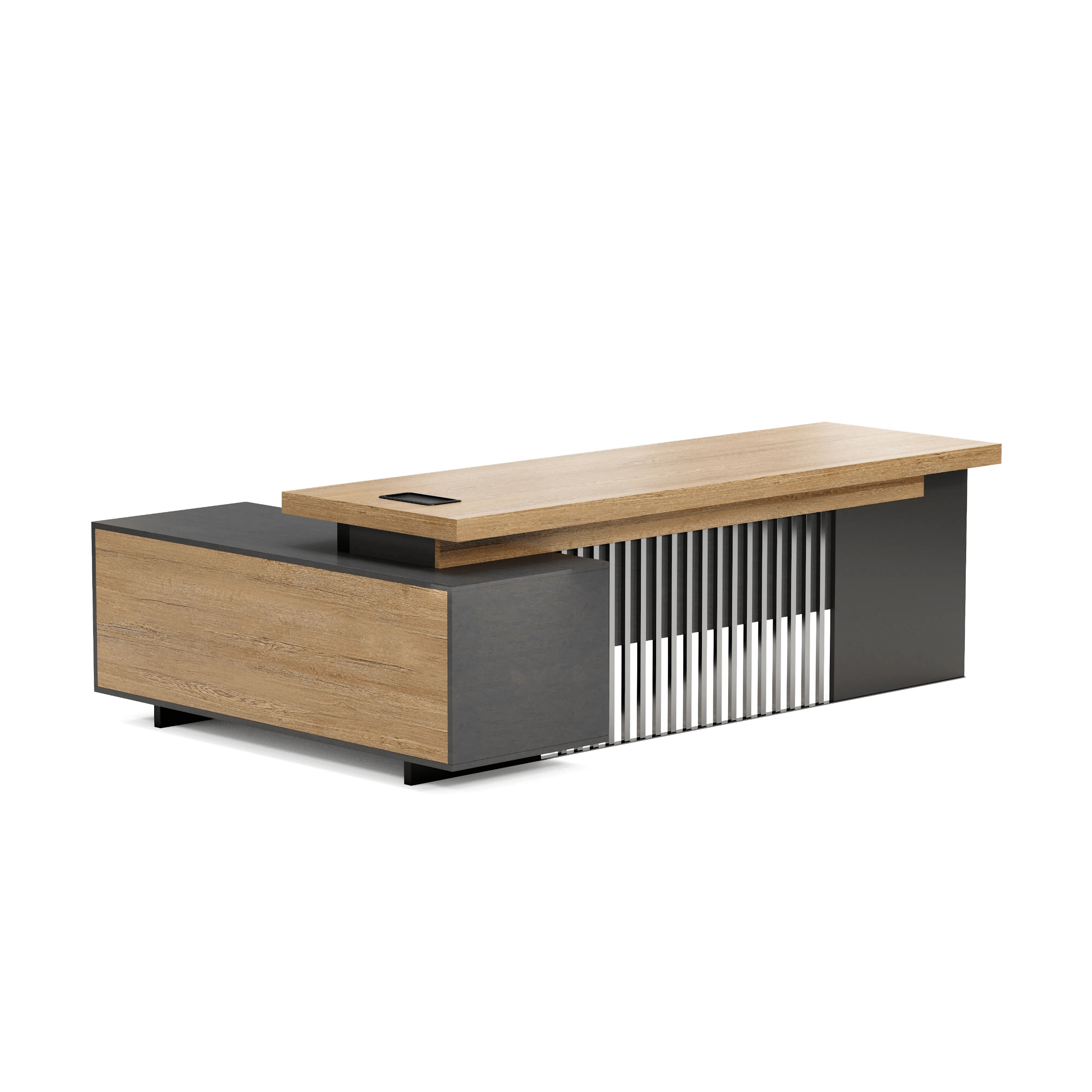 Cecilia ยท Modern L-Shaped Executive Desk