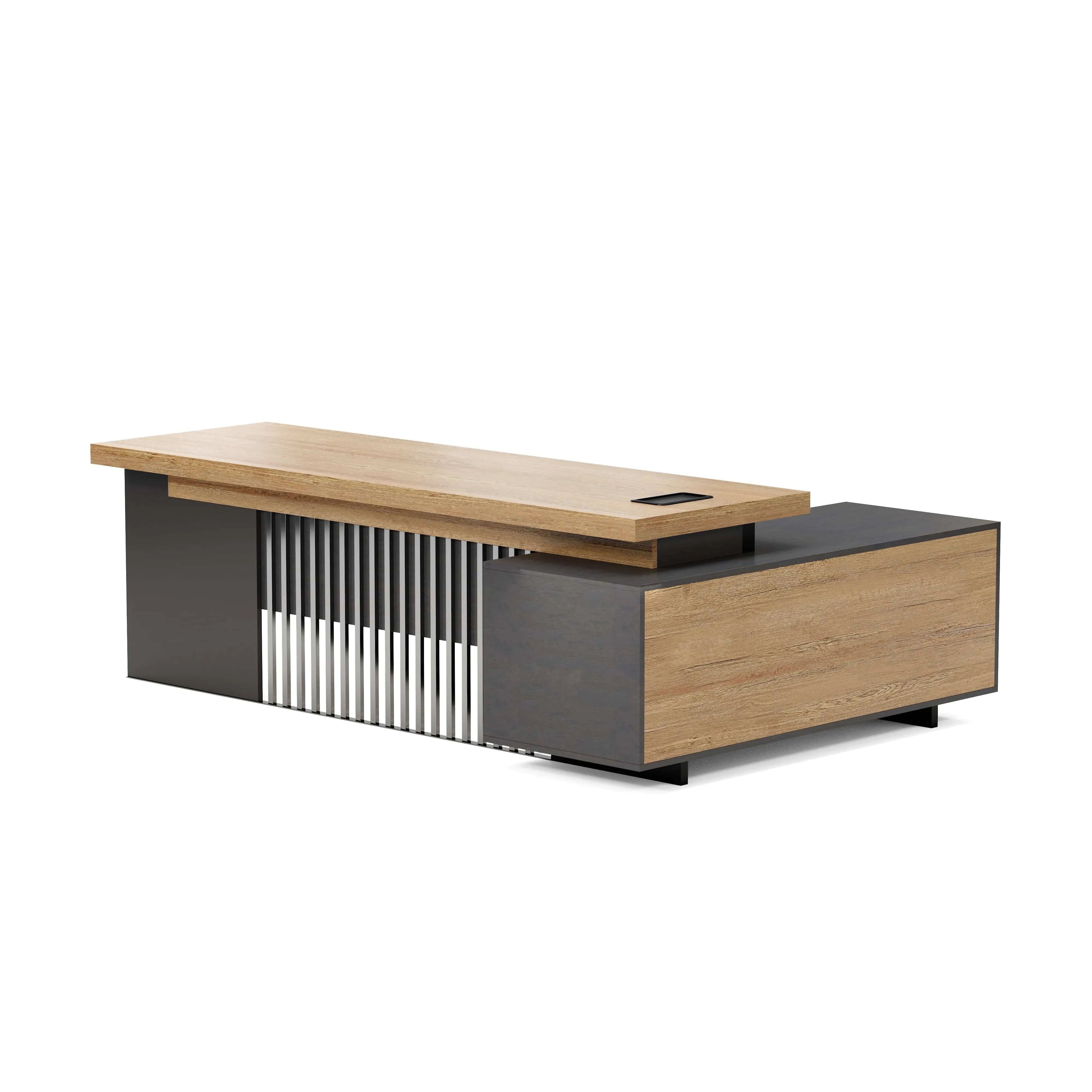 Cecilia ยท Modern L-Shaped Executive Desk
