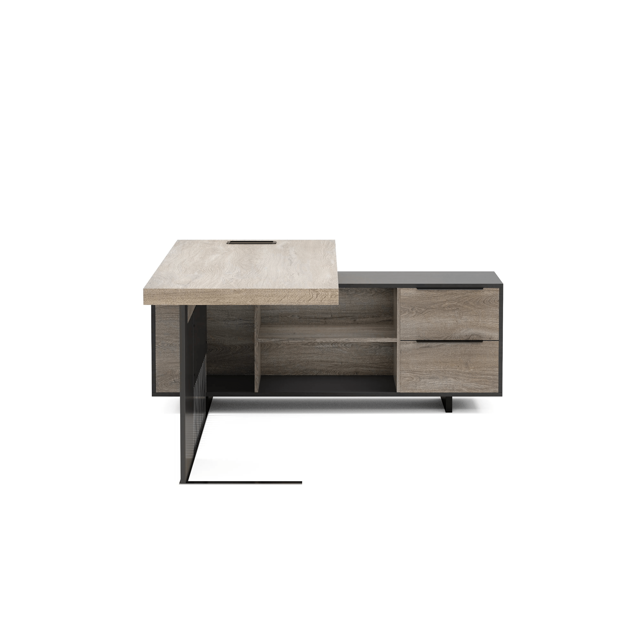 Cecilia ยท Modern L-Shaped Executive Desk