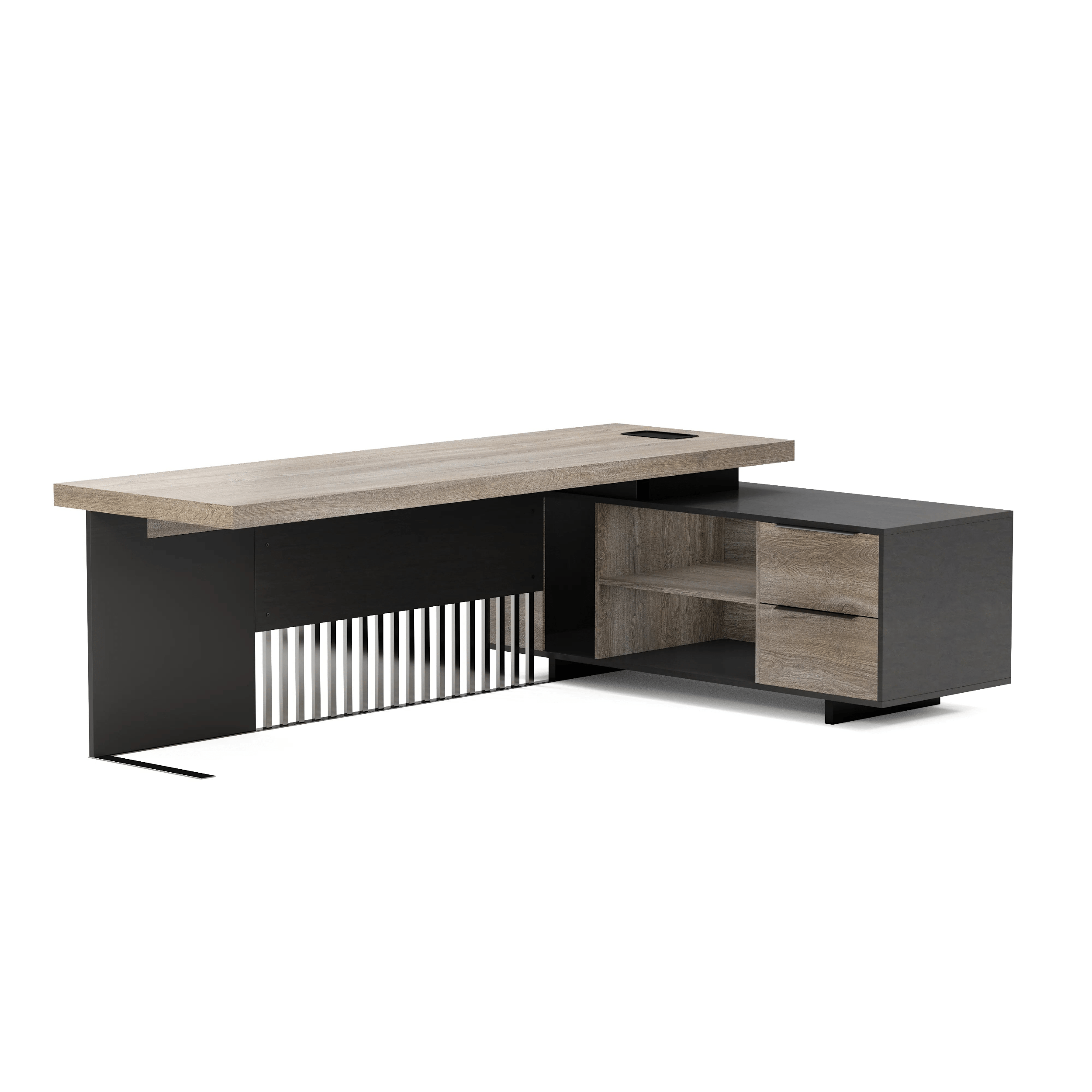 Cecilia ยท Modern L-Shaped Executive Desk