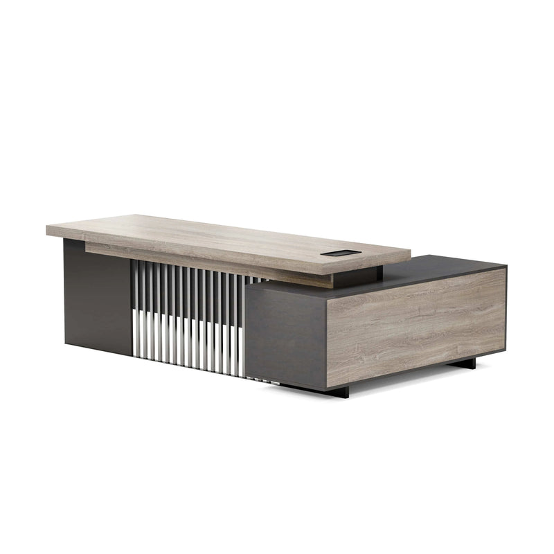 Cecilia ยท Modern L-Shaped Executive Desk