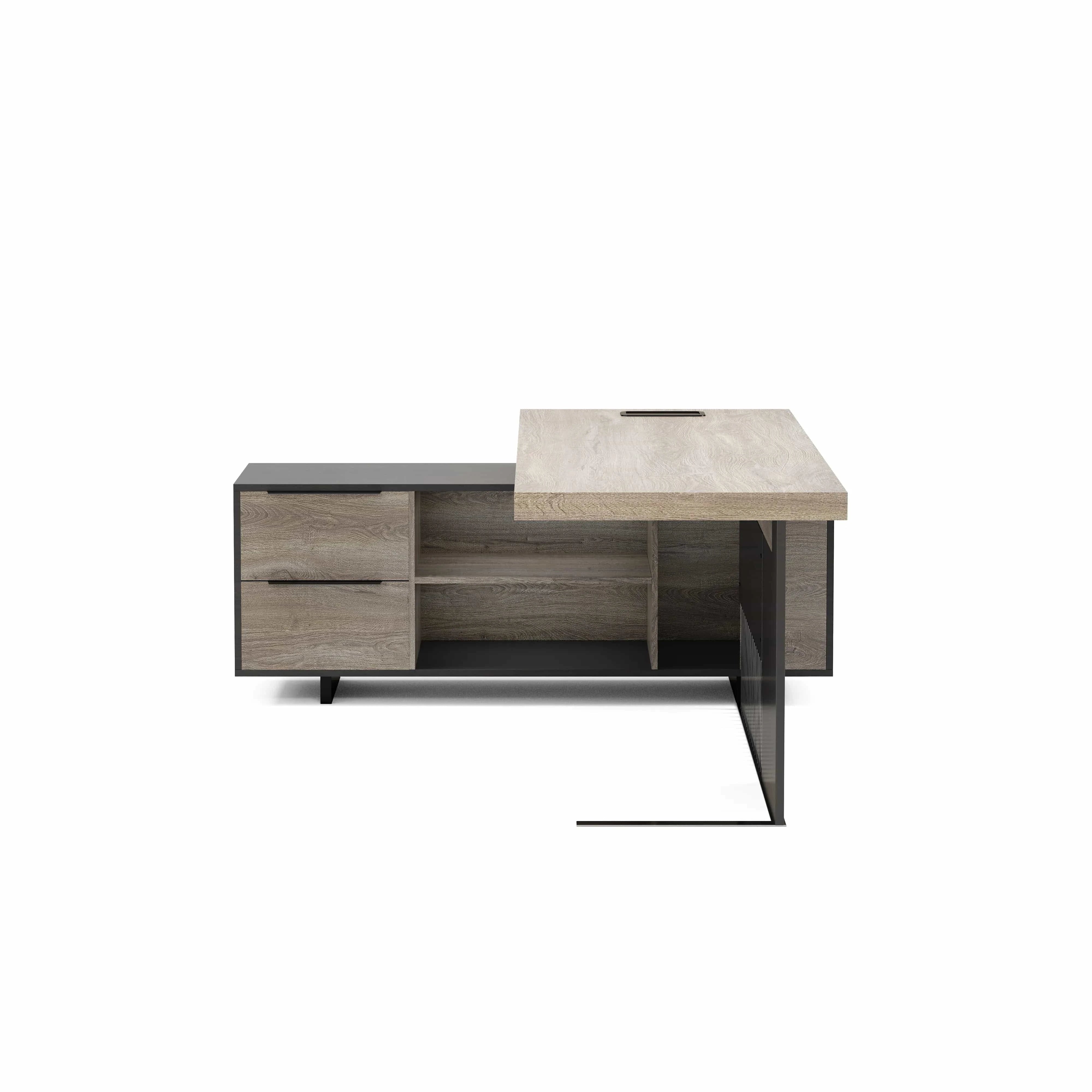 Cecilia ยท Modern L-Shaped Executive Desk