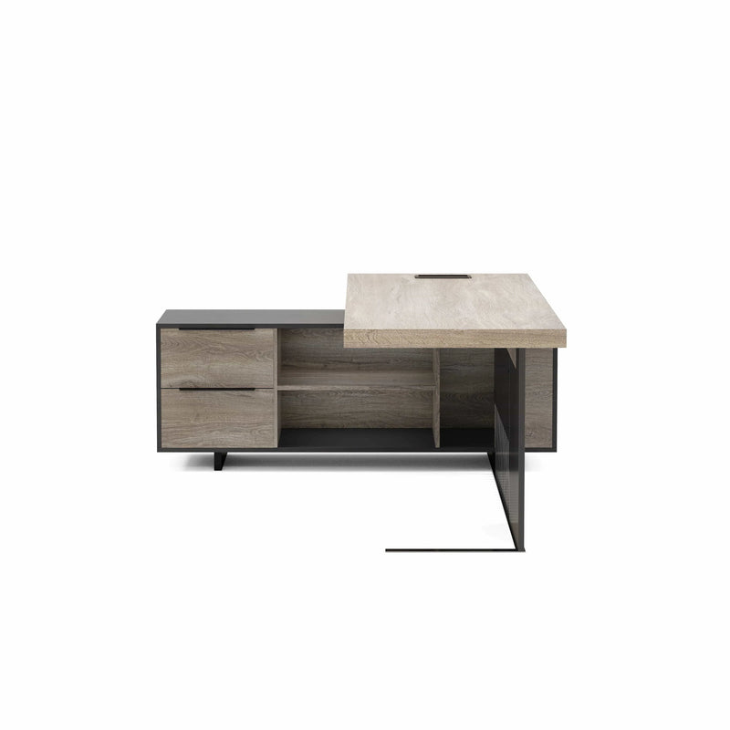Cecilia ยท Modern L-Shaped Executive Desk