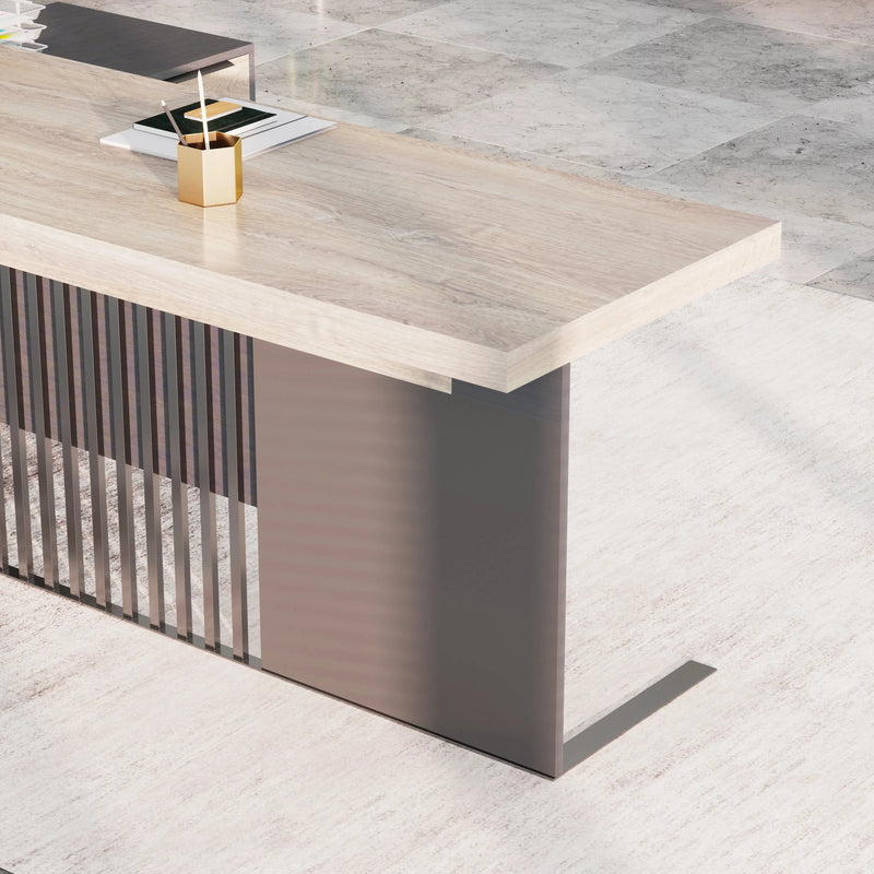 Cecilia ยท Modern L-Shaped Executive Desk
