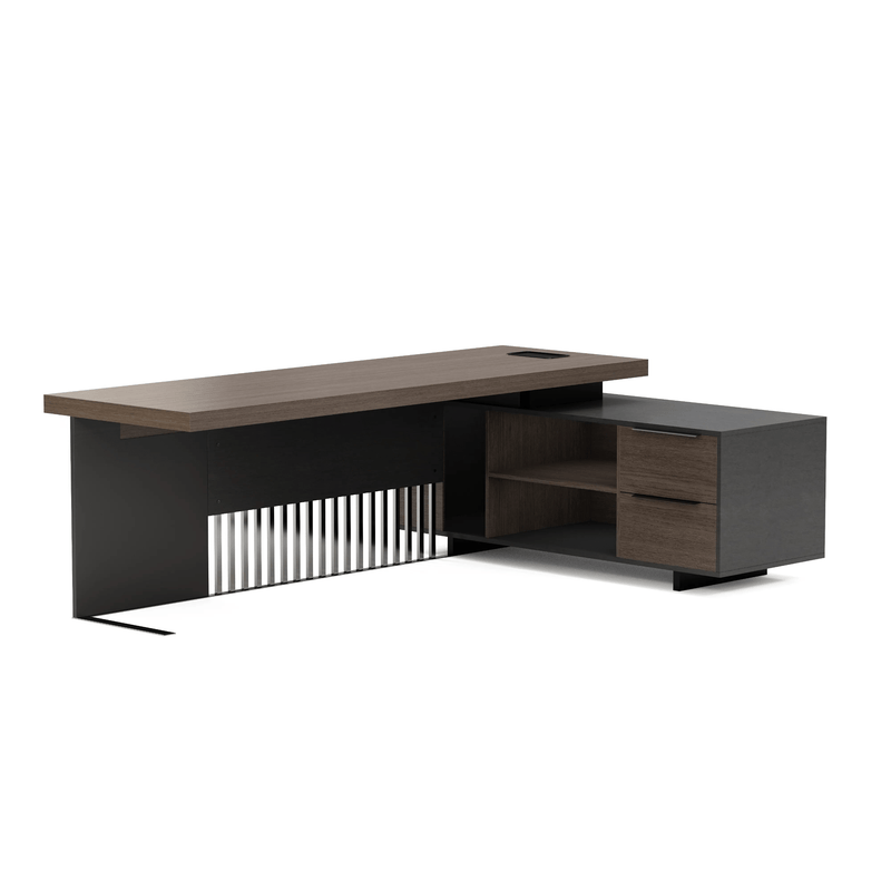 Cecilia ยท Modern L-Shaped Executive Desk