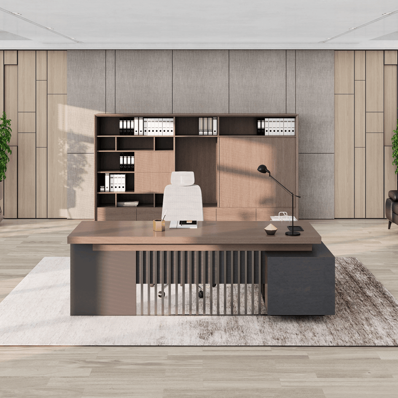 Cecilia ยท Modern L-Shaped Executive Desk