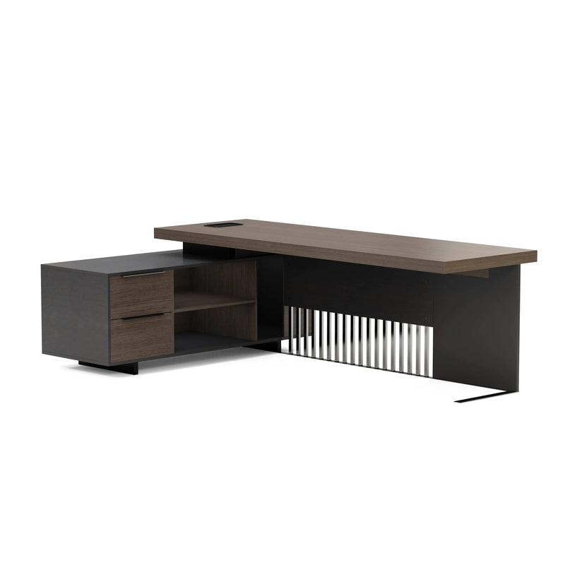 Cecilia ยท Modern L-Shaped Executive Desk