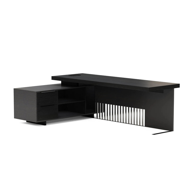 Cecilia ยท Modern L-Shaped Executive Desk